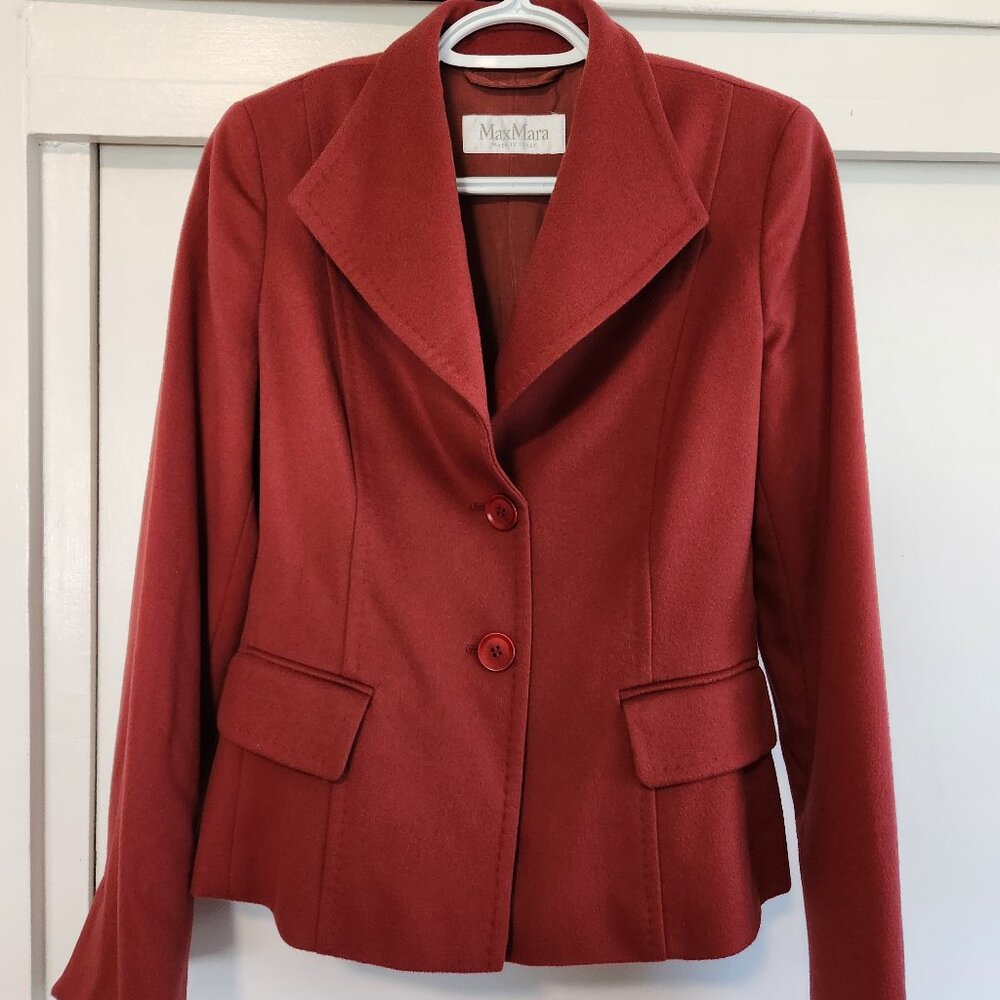 Vintage Max Mara Wool Blazer Coat
